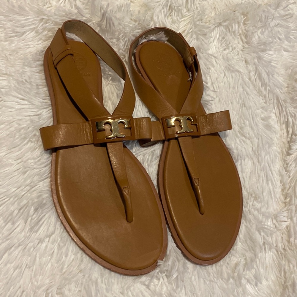 Tory Burch Leather Sandals - Picture 2 of 11